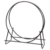 Ferforje Şömine Odunluk Dekoratif Metal Odunluk thumbnail 1