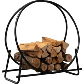 Ferforje Şömine Odunluk Dekoratif Metal Odunluk thumbnail 3