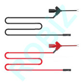 Kanca Tip Test Prob Çifti 2mm Mini Test Lojik Analizör Lehimsiz Tutucu Yakalayıcı Tel Klips - 1