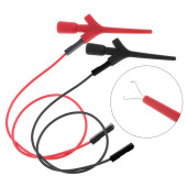 Kanca Tip Test Prob Çifti 2mm Mini Test Lojik Analizör Lehimsiz Tutucu Yakalayıcı Tel Klips - 2