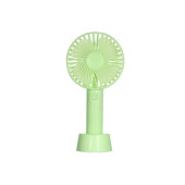 DESİNGSHOP Mini Şarjlı Standlı El Vantilatörü Fanı Soğutucu Vantilatör Yeşil - 1