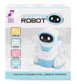 Sesli ve Işıklı 2 Fonksiyonlu Oyuncak  Sevimli Robot Süpürge - Sweeping Robot thumbnail 9