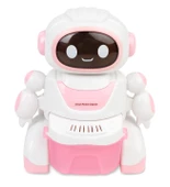 Sesli ve Işıklı 2 Fonksiyonlu Oyuncak  Sevimli Robot Süpürge - Sweeping Robot thumbnail 4