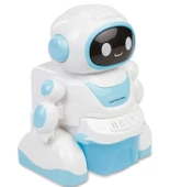 Sesli ve Işıklı 2 Fonksiyonlu Oyuncak  Sevimli Robot Süpürge - Sweeping Robot thumbnail 2