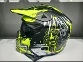 KASK SWAY X1-X SEUL BLACK/YELLOW ÇENE ÇIKAN - 1