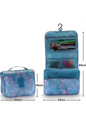 Çok Fonksiyonlu Askılı Makyaj Çantası Flamingo Desen ( Büyük Boy ) - 7