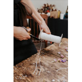 Mumlanmış Mum Fitili 20 Metre ( Mum Yapım Malzemesi ) - Candle Wick - 2
