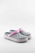 Akınal Bella Unisex Sabo Terlik Hastane Terliği Buz Gri-Pembe - 1
