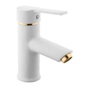 Sardıcı Argus Series Gold Detaylı Beyaz Lavabo Bataryası - 1