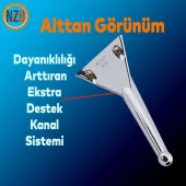 Mobilya Kanepe Sehpa TV Ünitesi Çekyat Koltuk Ayağı 20 cm Krom Baza Ayak thumbnail 4