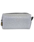 Yuga Makyaj Çantası Simli Gümüş - 1