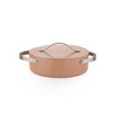 Schafer Moonlight Seramik Tencere Seti 7 Parça-Rosegold - 8