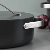 Schafer Moonlight Seramik Tencere Seti 7 Parça-Siyah - 3