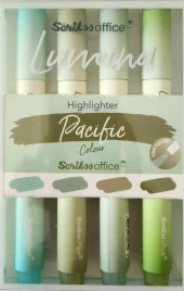 Scrikss Lumina Pacific Fosforlu Kalem 4'lü Set - 1
