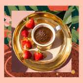 Mim and More Çilekli Türk Kahvesi Çilek Aromalı Türk Kahvesi 150 Gr - 3