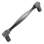 Kare Eskitme Antik Gümüş 96 mm Metal Mobilya Mutfak Çekmece Kapak Dolap Dolabı Kulpu Kulbu Kulpları - 2