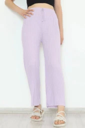 Fitilli Pantolon Lila - 5