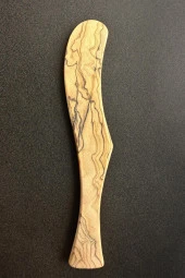 Zeytin Ağacı Tereyağ Bıçağı | 1 Adet El Yapımı Ahşap Tereyağ Süreceği - 2