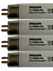 Philips 13W 765 6500K (Beyaz Işık) Floresan G5 Duylu T5 Floresan (4 Adet) - 1