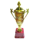 Avessa 586-80A Kapaklı Kupa Kırmızı Zemin 30cm - 1