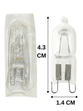 Osram Halopin Pro 35W (40W) 2800K (Sarı Işık) G9 Duylu Halojen Ampul (8 Adet) - 5