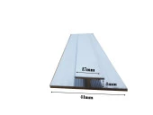 ALÜMİNYUM PROFİL H  4MM 300CM MAT SATEN 5Lİ - 2