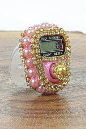 İnci Detaylı Taşlı Zikirmatik Pembe thumbnail 1