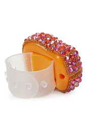 İnci Detaylı Taşlı Zikirmatik Turuncu thumbnail 2