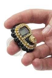 İnci Detaylı Taşlı Zikirmatik Siyah thumbnail 2