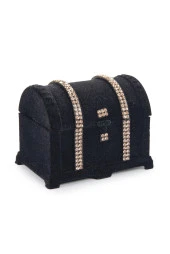 Sandıklı Kutuda İnci Tesbih ve Zikirmatik Seti Mevlüt Hediyesi Siyah thumbnail 2