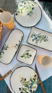 Olivia Imroz 5 Parça 2 Kişilik Kahvaltı Seti - 1