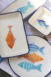 Fish Kaş 5 Parça 2 Kişilik Kahvaltı Seti - 8