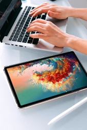 Galaxy Tab A9 11 İnç Uyumlu  Fuchsia Tablet Nitro Anti Shock Tablet Kılıf thumbnail 5