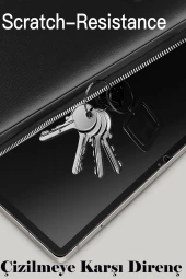 Galaxy Tab S9 FE 10,9 inç Uyumlu Fuchsia Tablet Temperli Cam Ekran Koruyucu - 5