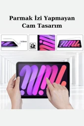 iPad 10.9 inç 10.Nesil Fuchsia Tablet Temperli Cam Ekran Koruyucu thumbnail 5