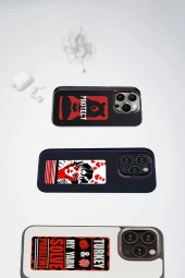 iPhone 15 Pro Max Uyumlu Fuchsia NFC Smart Case Akıllı Arka Kapak thumbnail 4