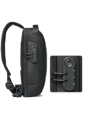 Pasifix 9530 Usb Sarj Portlu Ve Kilitli Omuz ve Göğüs Çantası - 6