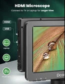 Dcorn HDMI LCD Dijital Mikroskop, 7 Inc IPS Ekranlı - 16MP - 2