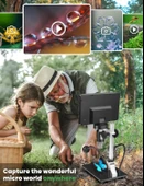 Dcorn HDMI LCD Dijital Mikroskop, 7 Inc IPS Ekranlı - 16MP - 4