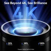 TOMLOV TM4K Max 4K Döner Kol, Dijital Mikroskop 2000x, 52MP - 10.1 Inc - 2