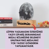 Veraart Işıklı Pleksi Dolunay Kişiselleştirilebilir Biblo Talento Piyano Çalan Kız  Anahtar Askılığı - 8
