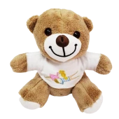 Sevimli Tişörtlü Peluş Ayicik - 1