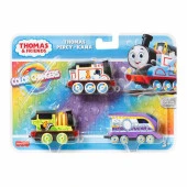 Fisher Price Thomas ve Arkadaşları Renk Değiştiren 3'lü Küçük Trenler thumbnail 6