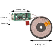 Kablosuz Şarj Modülü 10W 2A Mobil Akıllı Telefon Oyuncak Pil Şarj Transmiter Micro Usb - 8