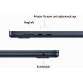Apple MacBook Air M2 Çip 8GB 512GB SSD macOS 15" Taşınabilir Bilgisayar Gece Yarısı MQKX3TU/A - 4