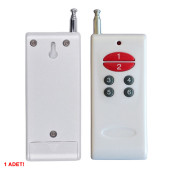 6 Kanal 433Mhz Uzaktan Kumanda Garaj Otomatik Kapı Kepenk Bariyer Alarm Lamba Motor Kontrol Anahtar thumbnail 3