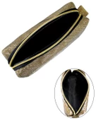 Yuga Makyaj Çantası Simli Altın Rengi - 2