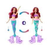 Disney Prenses Muhteşem Renk Değiştiren Saçlı Deniz Kızı Ariel Bebek HLW00 thumbnail 5