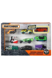 Matchbox Araba Seti 9 Lu Paket (Karışık Model) thumbnail 2