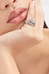 Gümüş Renk Serpenti Yılan Exclusive Ayarlanabilir Yüzük - 2